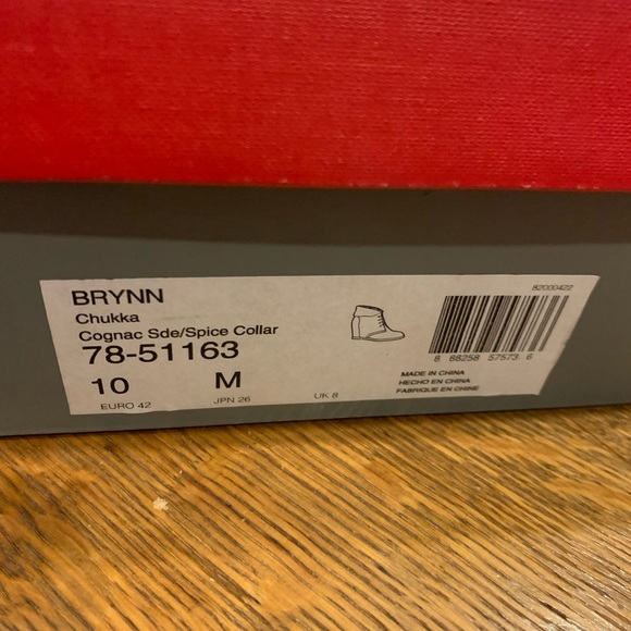 Johnston and Murphy brown suede wedge boots 10 - Picture 5 of 5